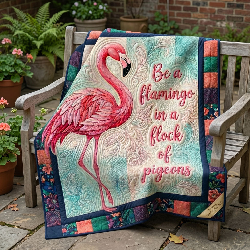 Be The Flamingo WN1404003CL Quilt