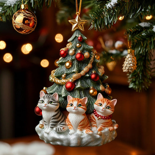 Joyful Cats CW2210033CL Christmas Ornament