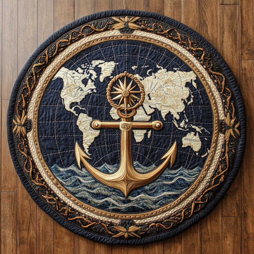 Anchor Quest WN0705006CL Quilted Round Mat