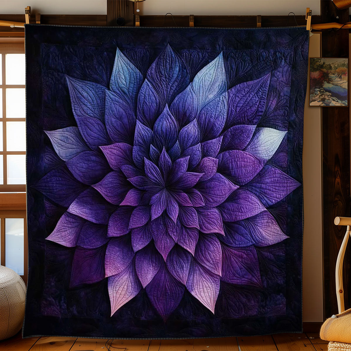 Moonlit Flower WN1303063CL Quilt