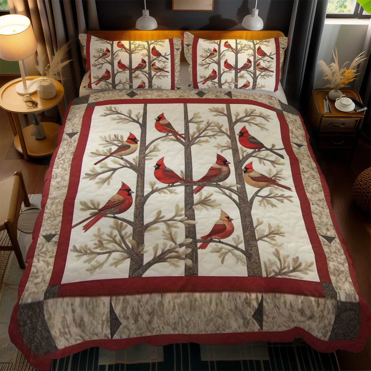 Cardinal Cheer WN2102067CL Duvet Cover Set