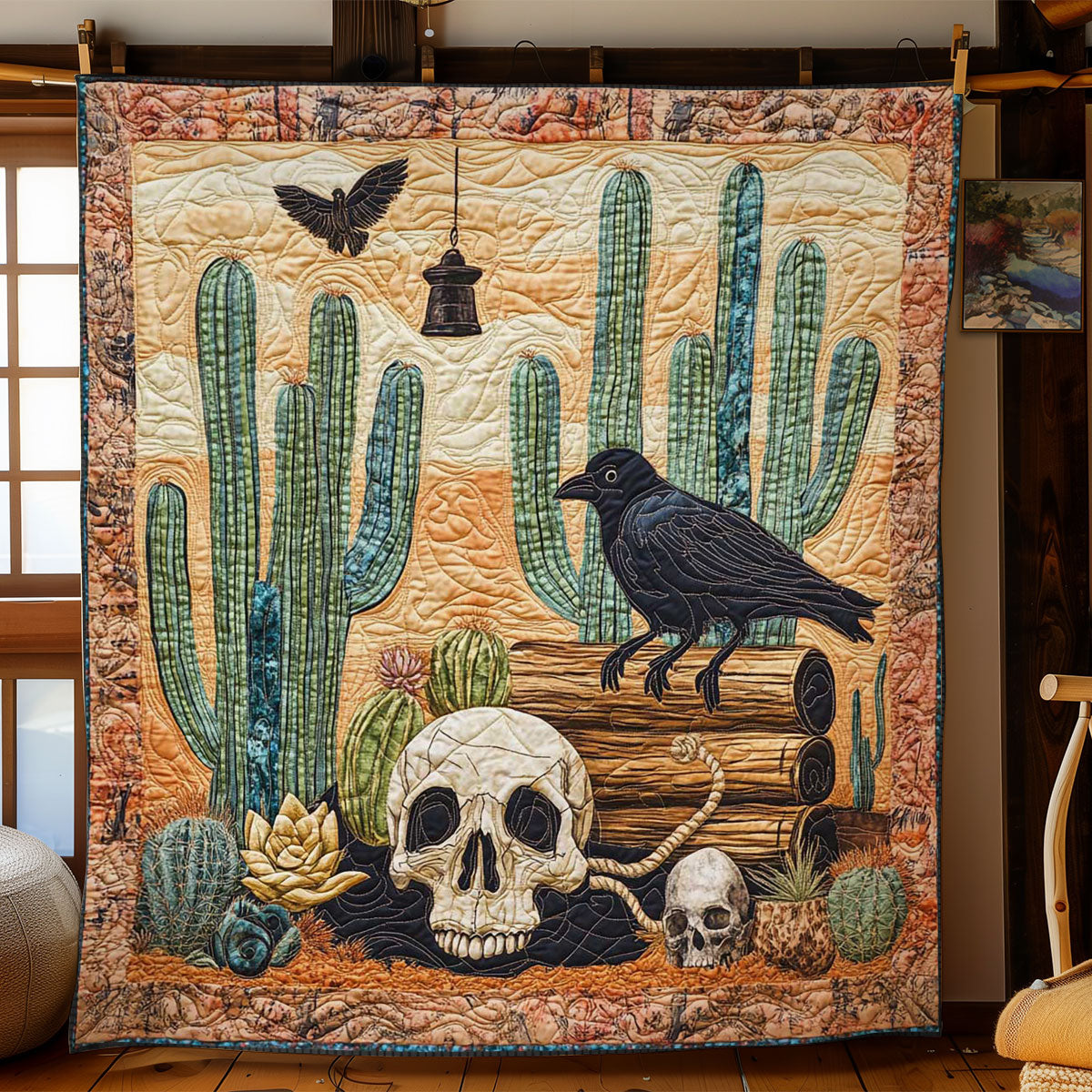 Cow Skull Heritage WN2401017CL Quilt