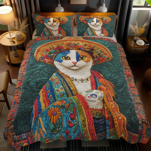 Mexican Charm Cat WN0302067CL Duvet Cover Set