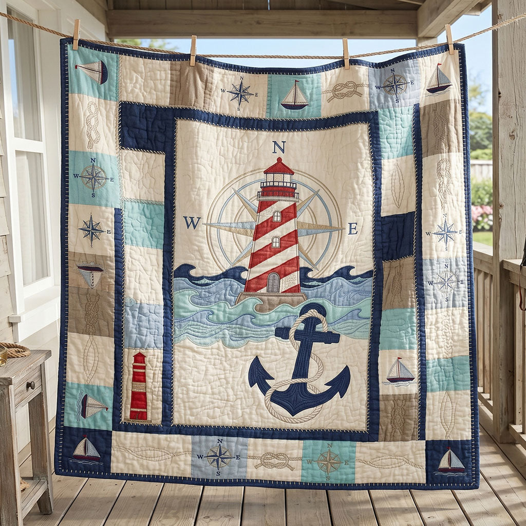 Coastal Lighthouse Charm WN1605005CL Quilt