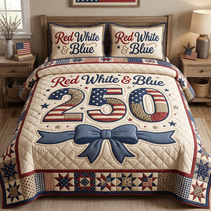 250 Red White Blue XR0904012CL Duvet Cover Set