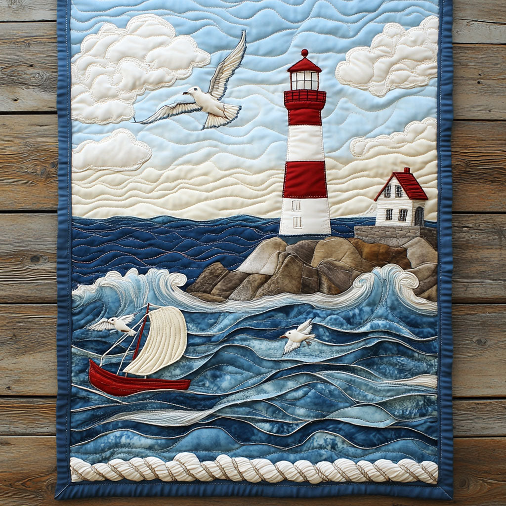 Lighthouse Sky WN0307092CL Quilted Table Runner
