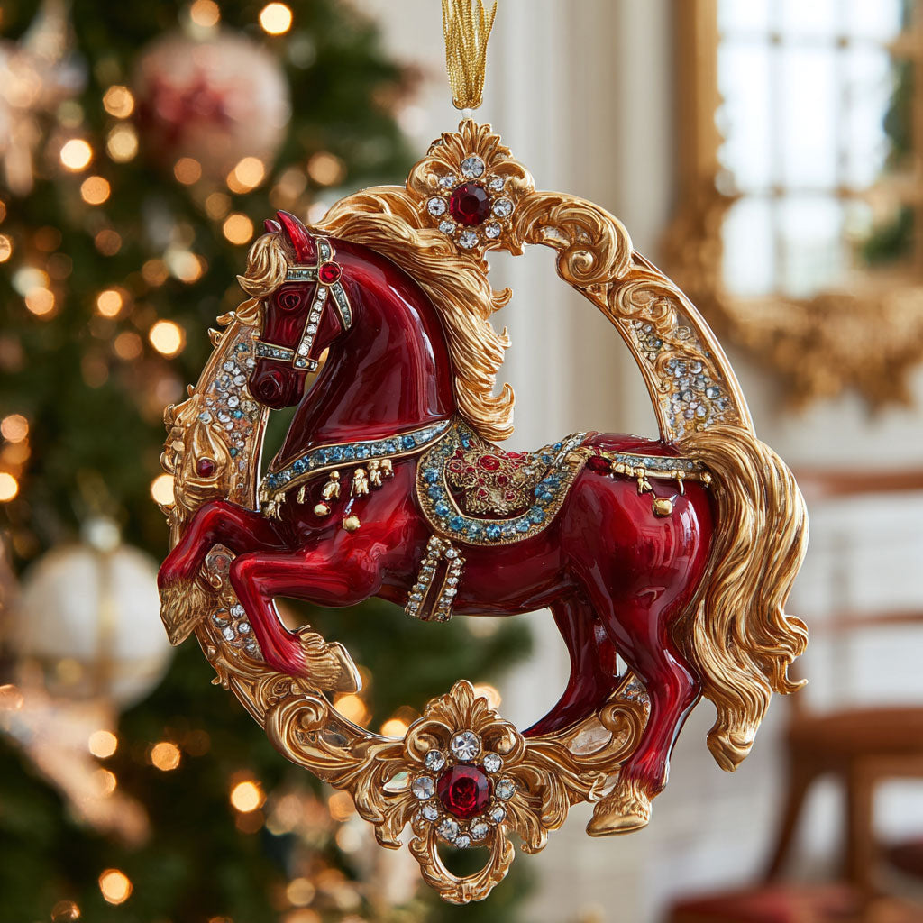 Red Horse CW0912035CL Christmas Ornament