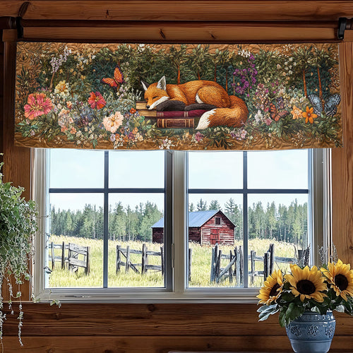 Forest Fox Dreams WN0807042CL Quilted Valance
