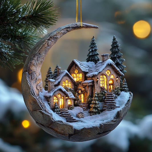 Frozen Dream Village WN2911035CL Christmas Ornament