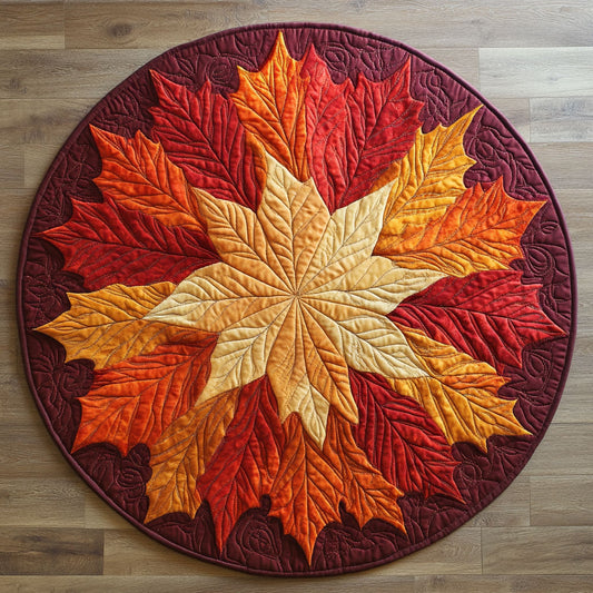 Maple Glow WN2807073CL Quilted Round Mat