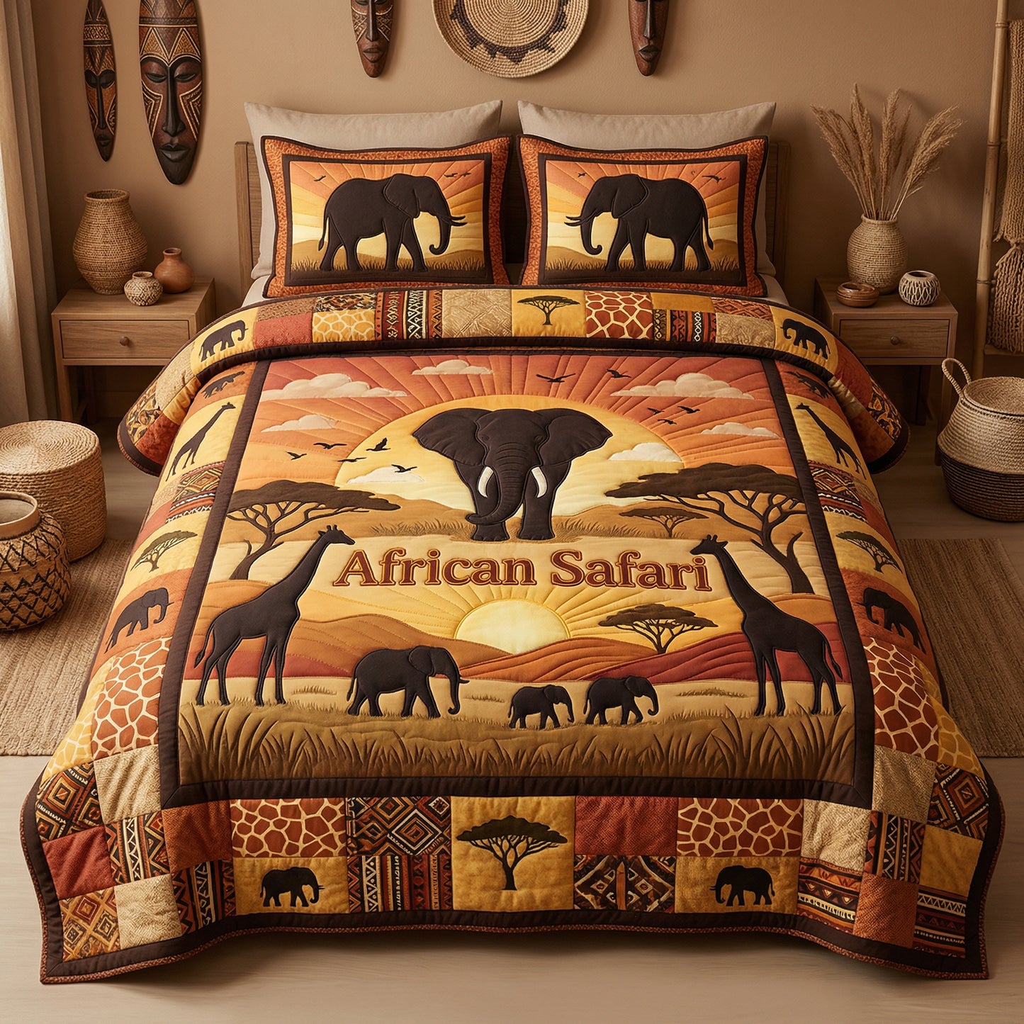 African Safari XR0904005CL Duvet Cover Set