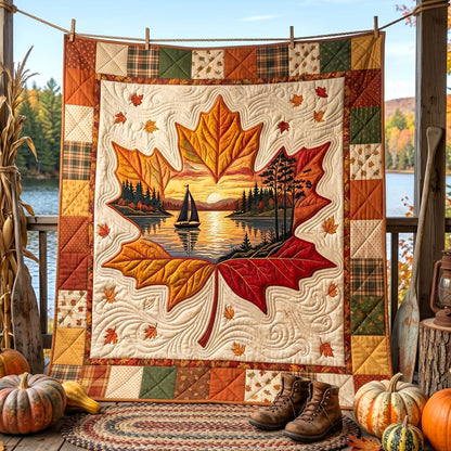 Maple Sunset Lake WN1806007CL Quilt