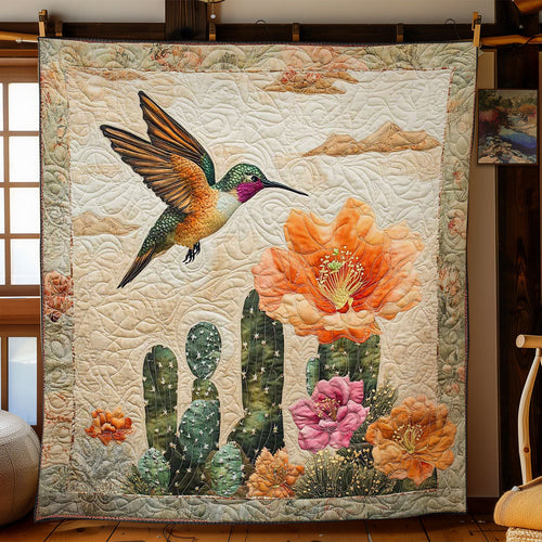 Golden Sunset Hummingbird WN0303003CL Quilt