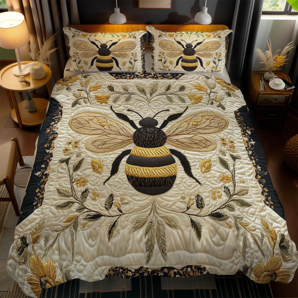 Bee Blossom WN1203084CL Duvet Cover Set