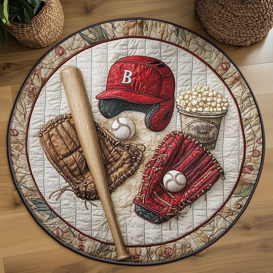 Baseball Spirit WN2305023CL Quilted Round Mat