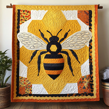 Golden Bee Charm CW0601022CL Quilt