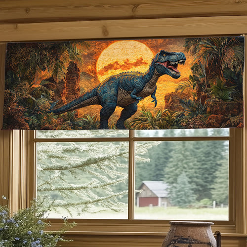 T-Rex Dinosaur WJ3103041CL Quilted Valance