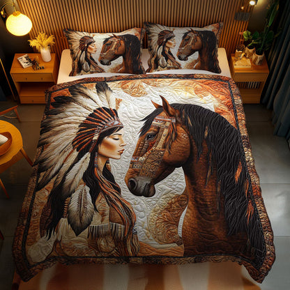 Feathered Stallion WN0402073CL Duvet Cover Set