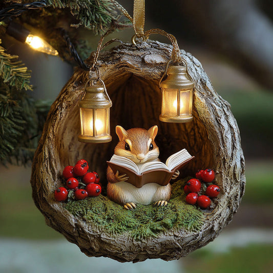 Snowy Squirrel CP0312238CL Christmas Ornament
