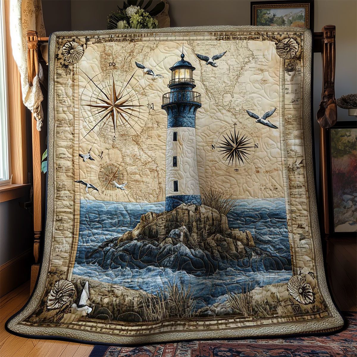 Nautical Lighthouse WN0502020CL Quilt