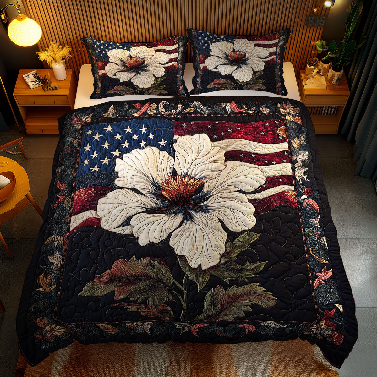 Freedom Flower WN0702073CL Duvet Cover Set