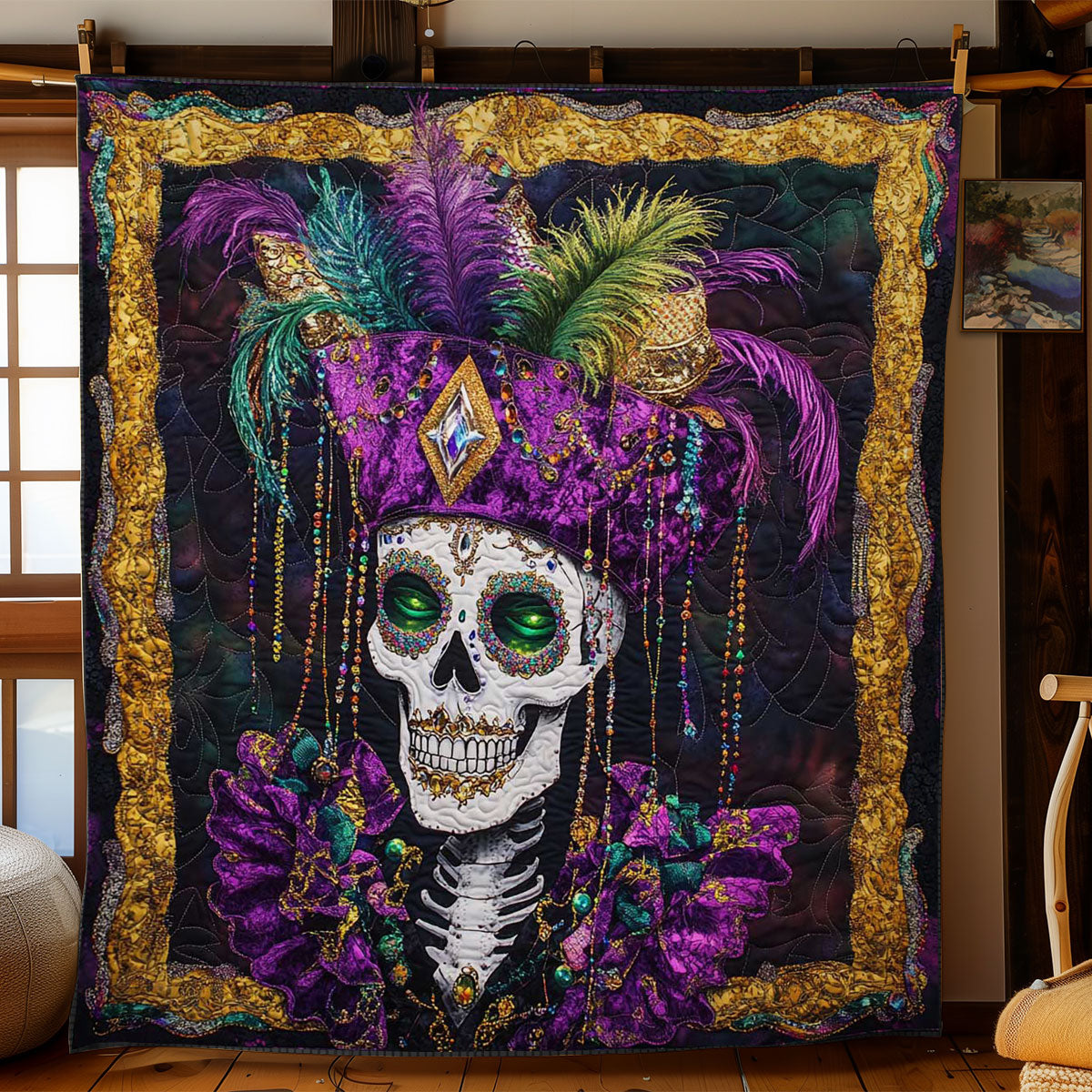 Royal Skull WN1403064CL Quilt