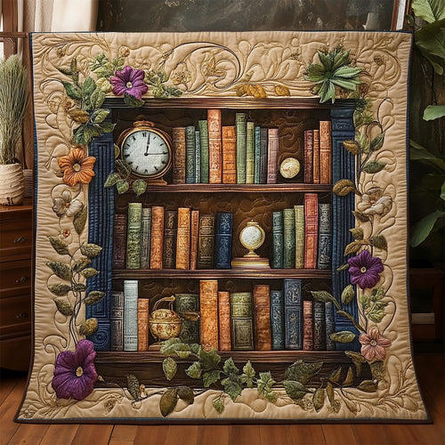 Antique Bookshelf WJ1305001CL Quilt