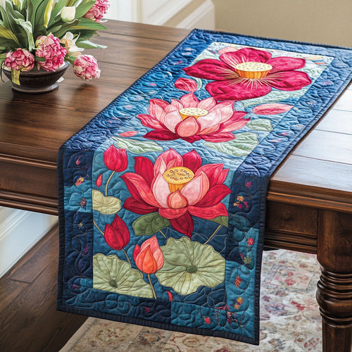 Zen Lotus CP1301052CL Quilted Table Runner