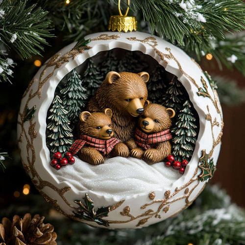 Winter Bear Love CW2410021CL Christmas Ornament