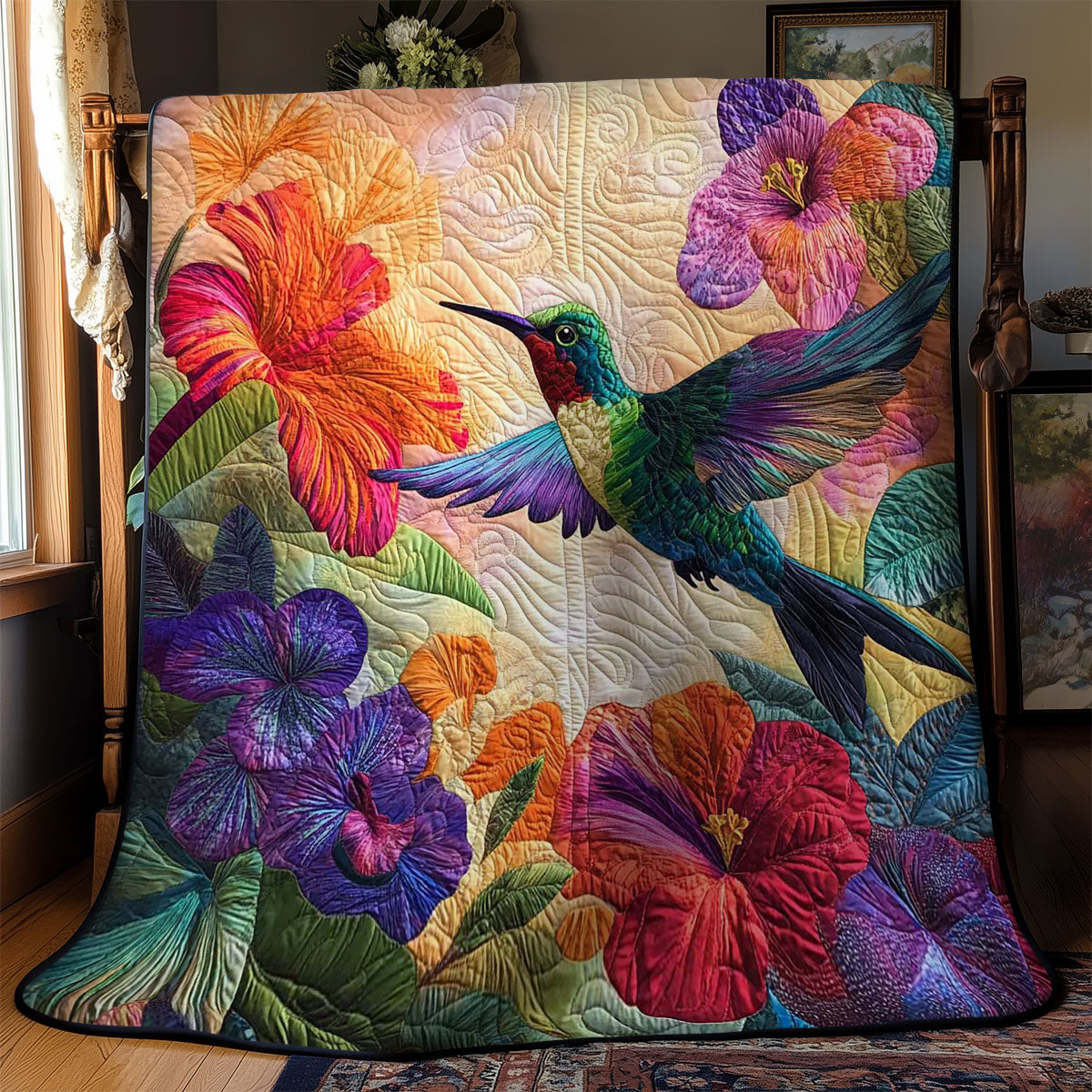 Garden Hummingbird WN0502042CL Quilt