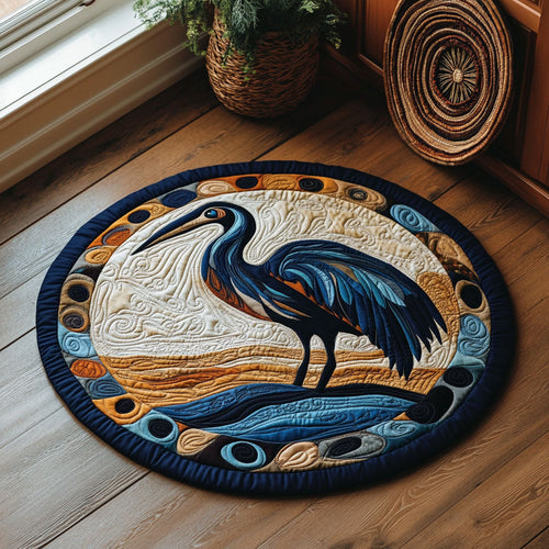 Blue Heron WJ0807036CL Quilted Round Mat