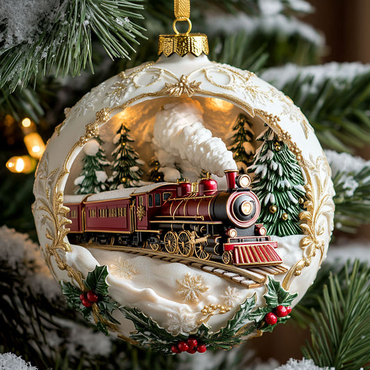 Winter Train CW2710038CL Christmas Ornament