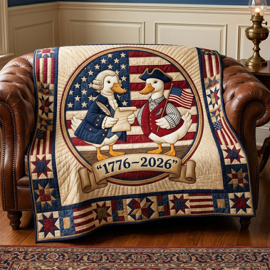 1776 Patriotic Duck Declaration WN1304001CL Quilt