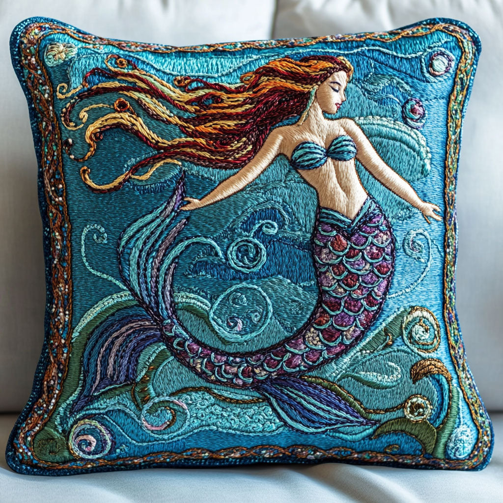 Beautiful Mermaid WJ1706013CL Quilt Pillow Case