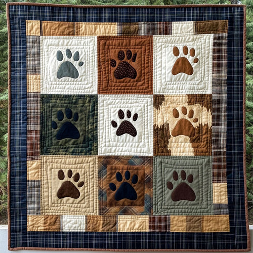 Dog Paw Keepsake WN1201017CL Quilt