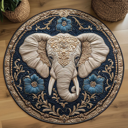 Royal Elephant WN2904099CL Quilted Round Mat