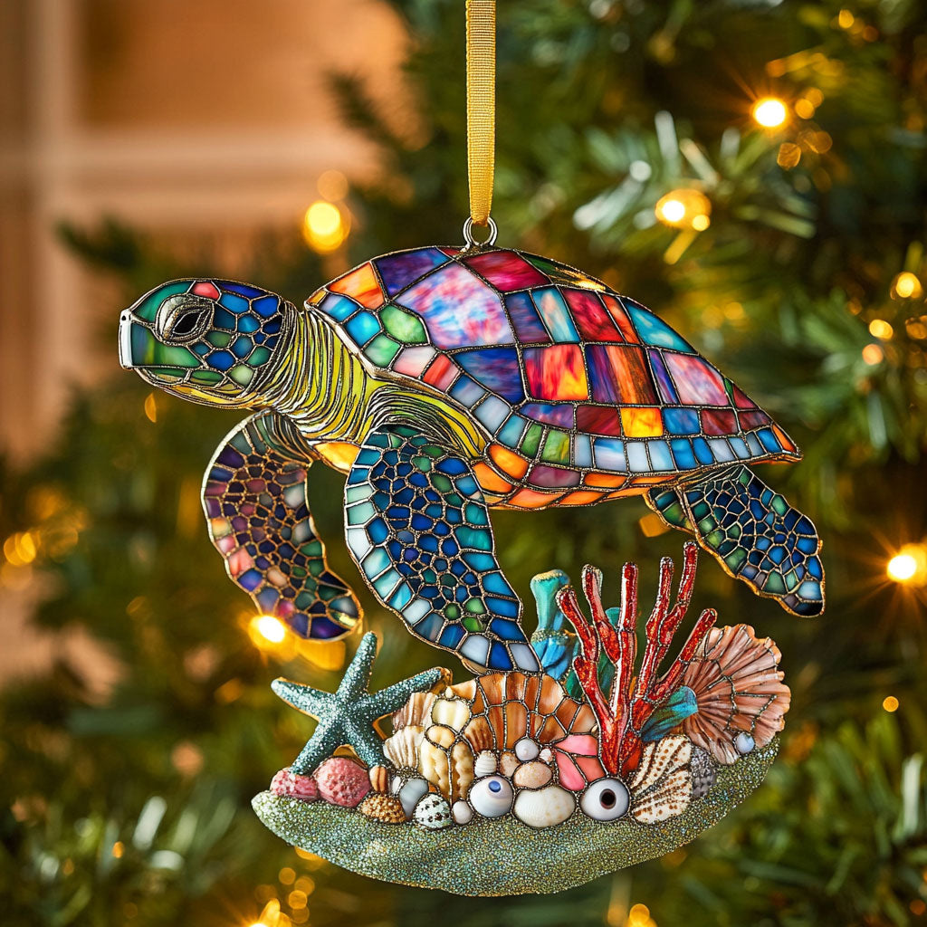 Holiday Turtle WN2711025CL Christmas Ornament