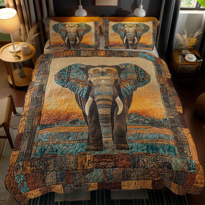 Savanna Elephant WN1303194CL Duvet Cover Set