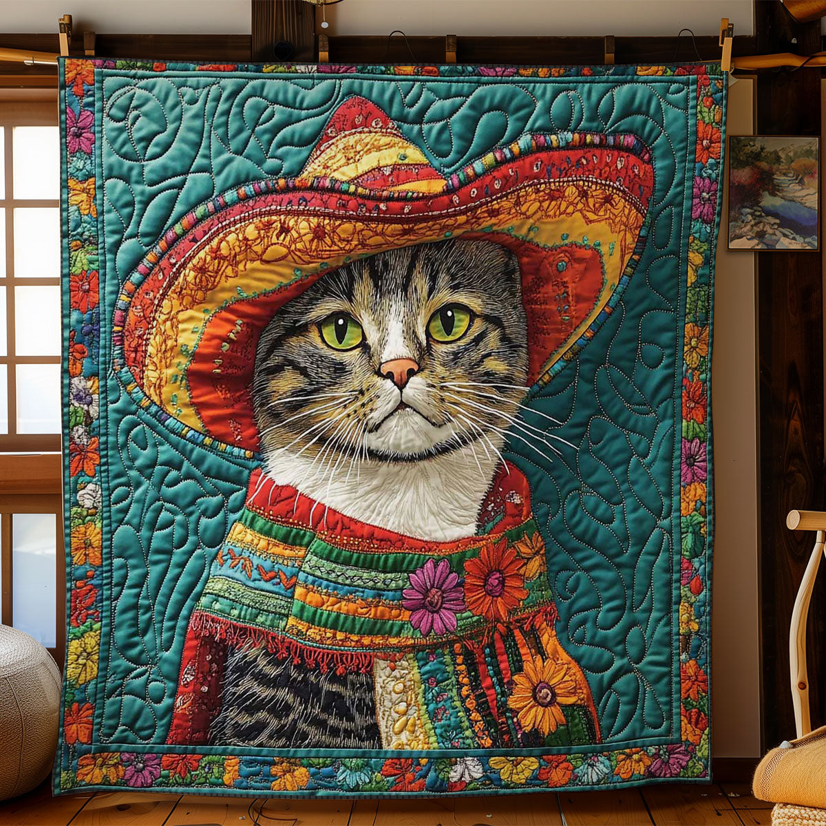 Mariachi Cat WN0302014CL Quilt