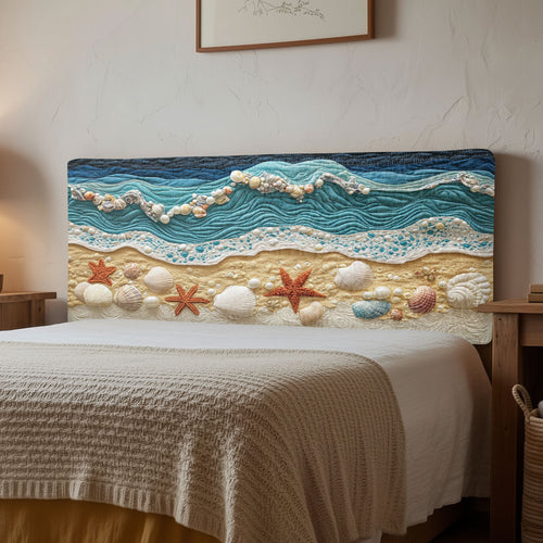 Coastal Harmony CW1212010CL Quilted Headboard Slipcover