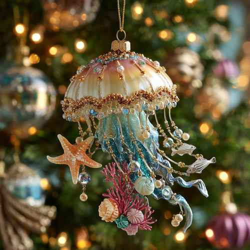 Ocean Jellyfish CW1012048CL Christmas Ornament