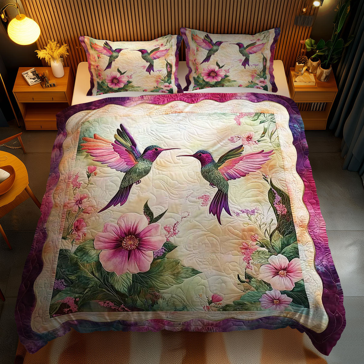 Golden Hummingbird WN2602070CL Duvet Cover Set