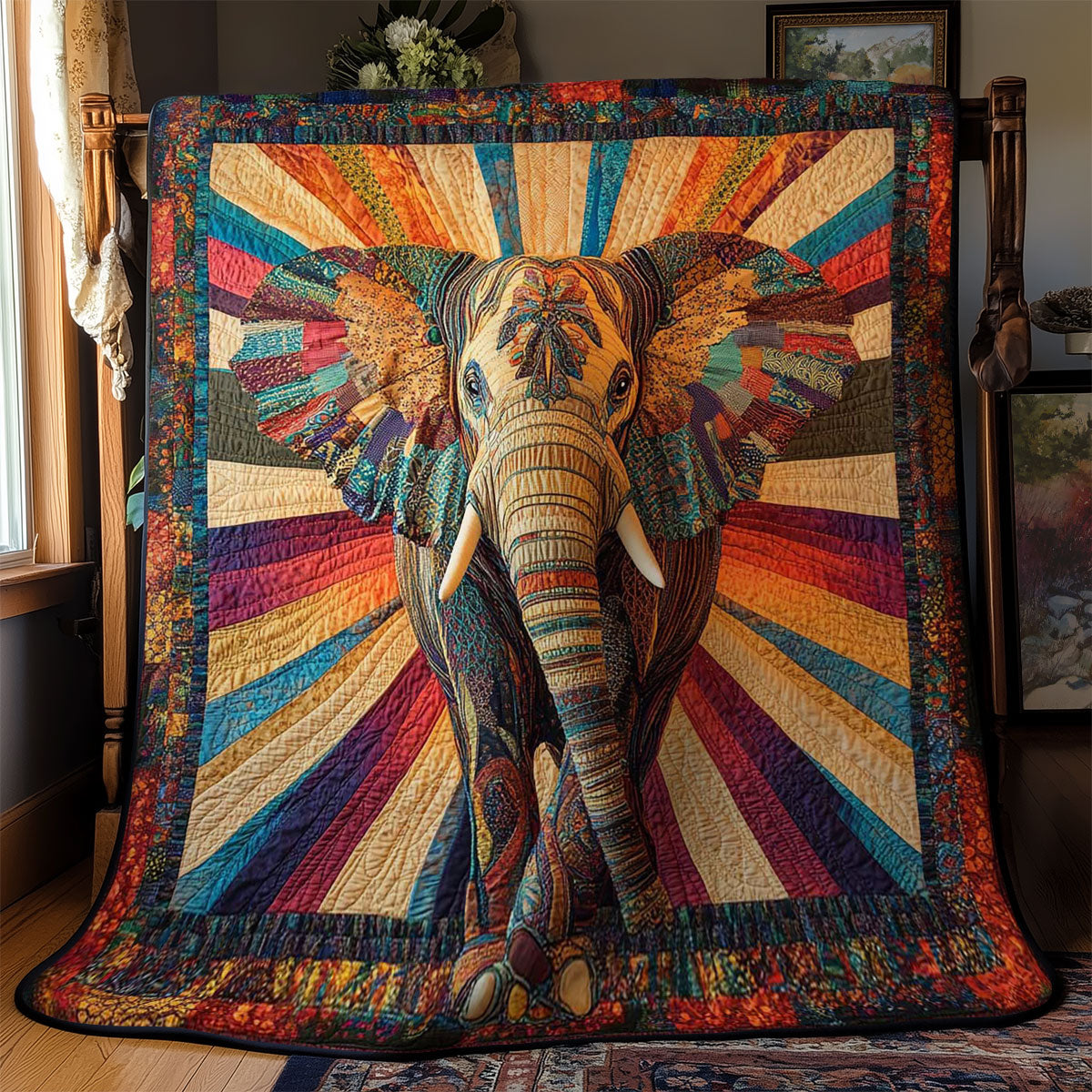 Ethereal Elephant WN1002040CL Quilt