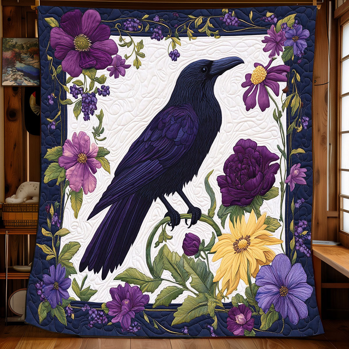 Twilight Bird Tapestry WP0603044CL Quilt