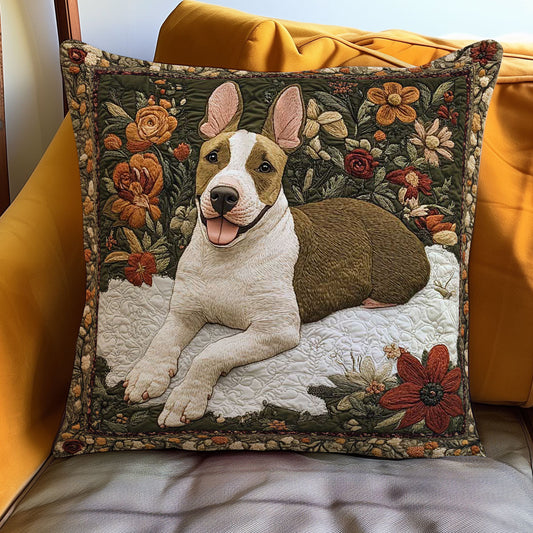 Blossom Bull Terrier WN0802094CL Quilt Pillow Case