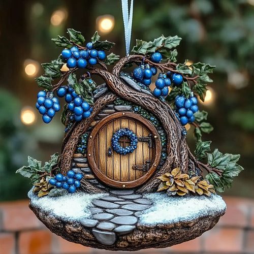 Tree House Blueberry Realm WN0412061CL Christmas Ornament