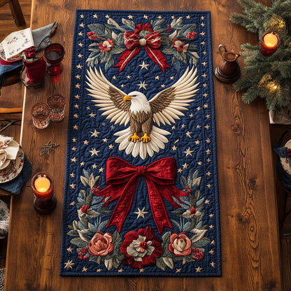 Bald Eagle Sentinel WN1206038CL Quilted Table Runner