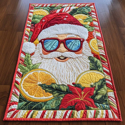 Santa’s Vacation WN1605047CL Quilted Table Runner