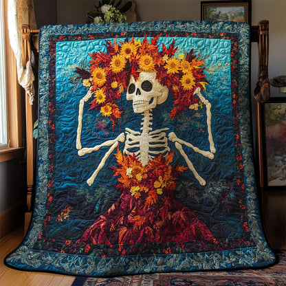 Dancing Skeleton WN1001006CL Quilt