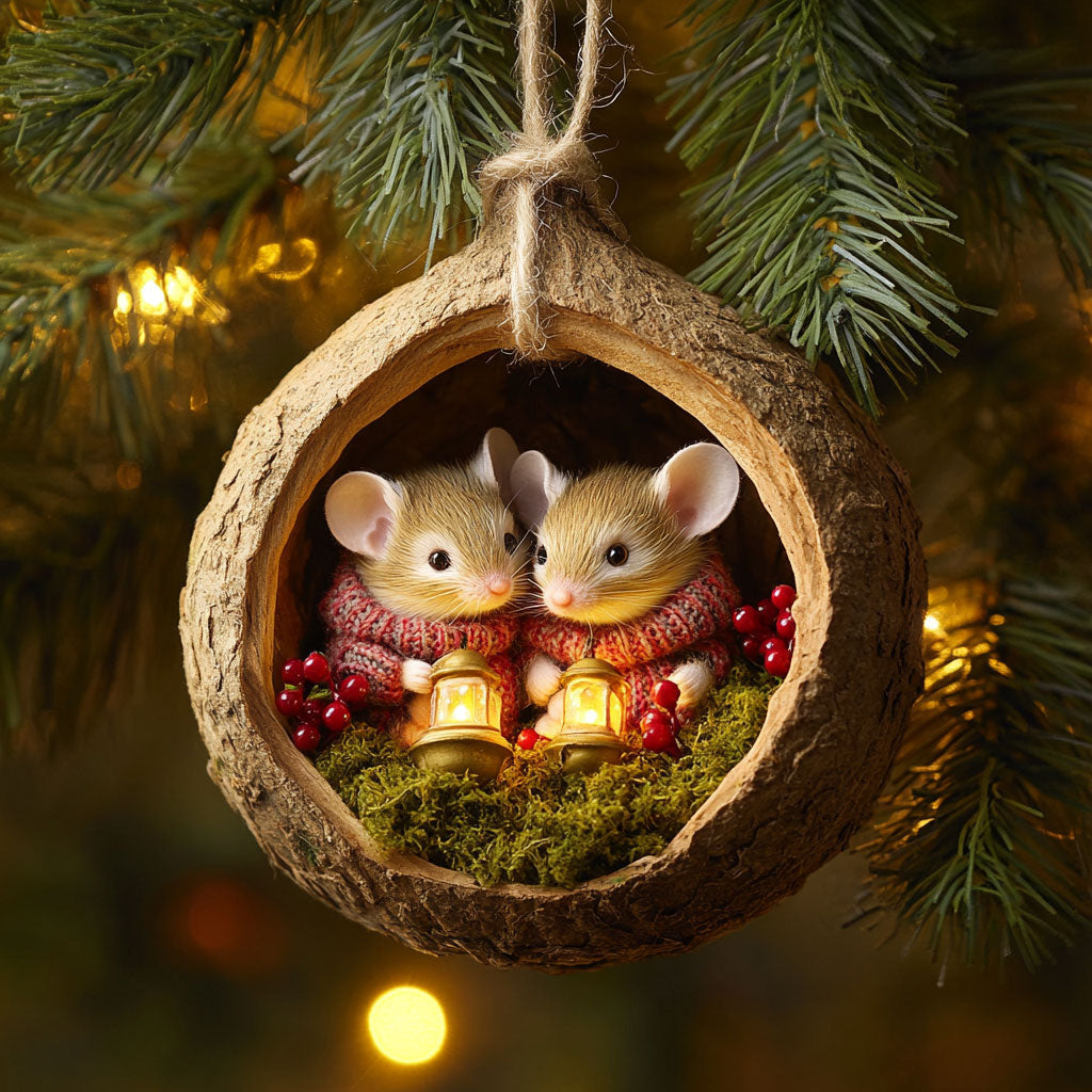 Mouse Christmas Glow WN2411054CL Christmas Ornament